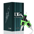 INKIN Tattoo Needles Assorted Curved Magnum 40Pcs | #10 Mixed (5RM 7RM 9RM 13RM 15RM) with Finger Ledge & Safety Membrane