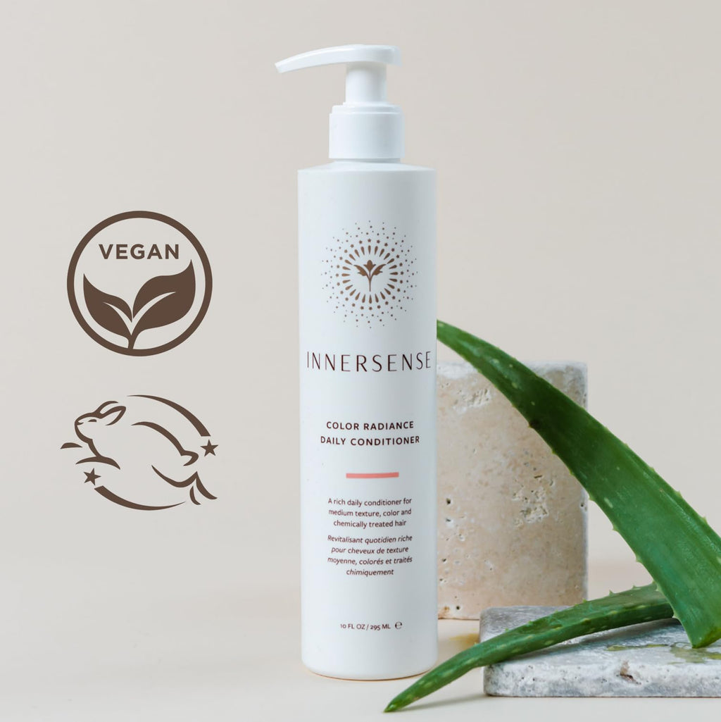INNERSENSE Organic Color Radiance Daily Conditioner | Non-Toxic, Cruelty-Free Hair Care (32 oz | 946 ml) Packaging May Vary