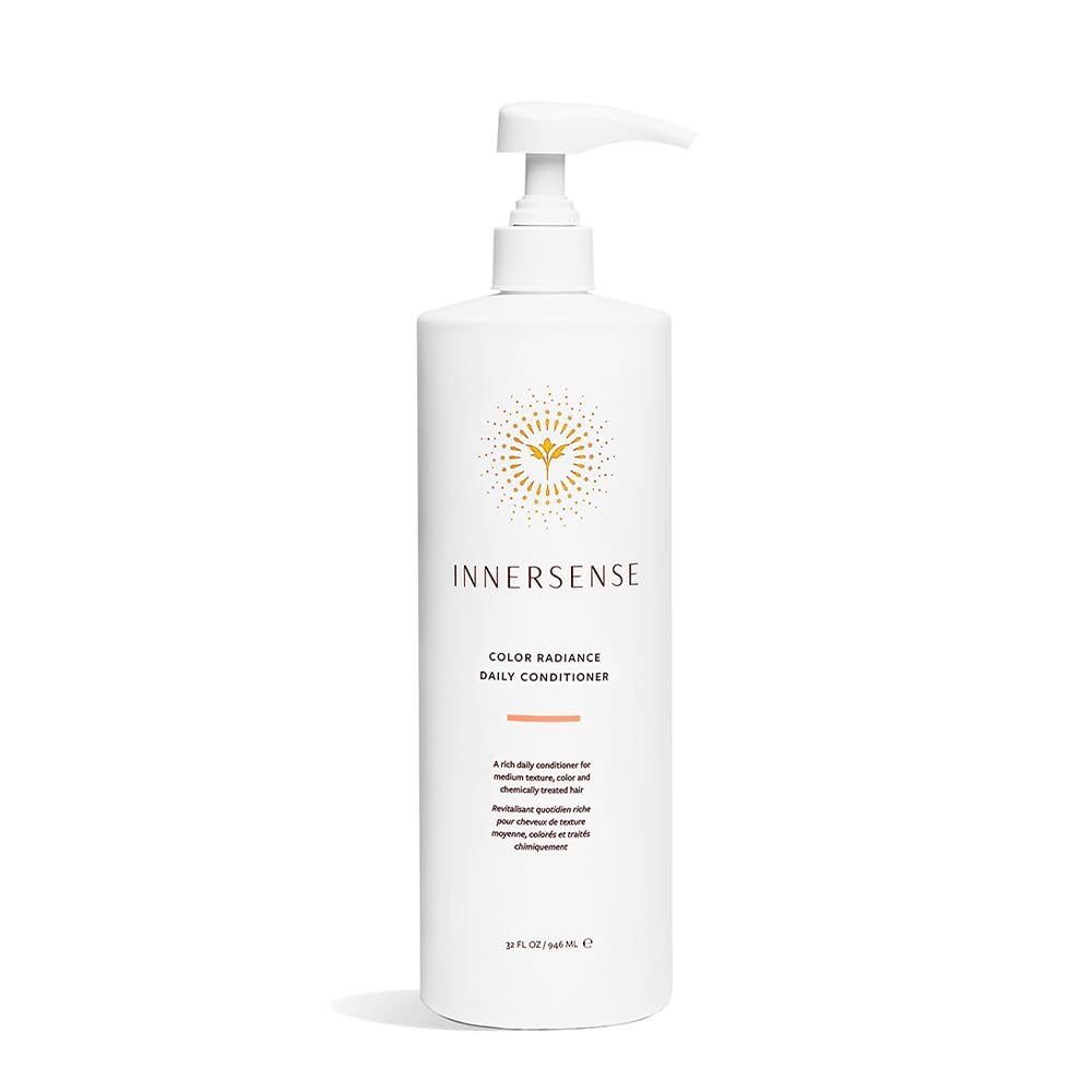 INNERSENSE Organic Color Radiance Daily Conditioner | Non-Toxic, Cruelty-Free Hair Care (32 oz | 946 ml) Packaging May Vary