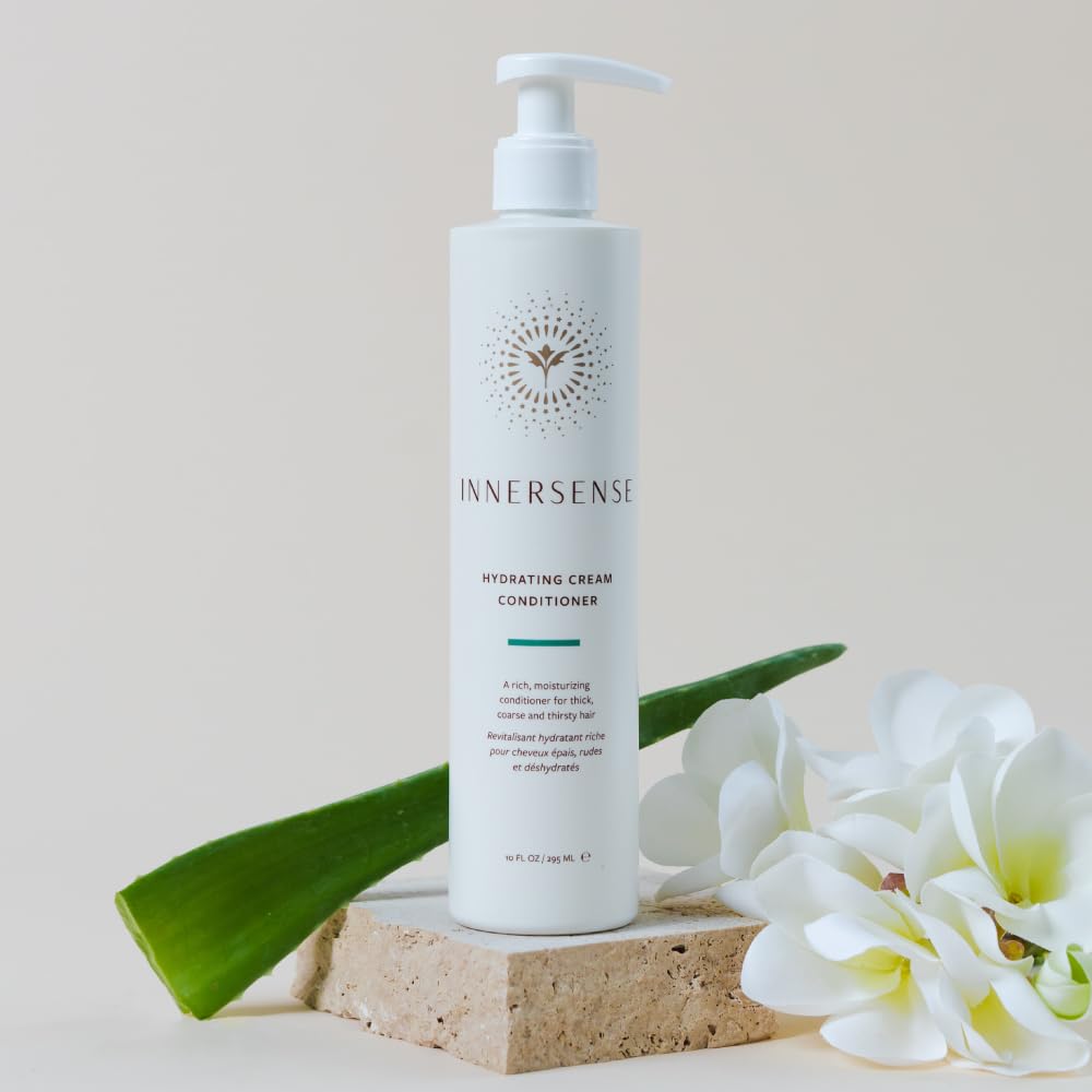 INNERSENSE Organic Beauty Natural Hydrating Cream Conditioner for Dry, Thick Hair | Non-Toxic, Cruelty-Free 2-Pack (2 x 2 fl oz / 59.1 mL each)