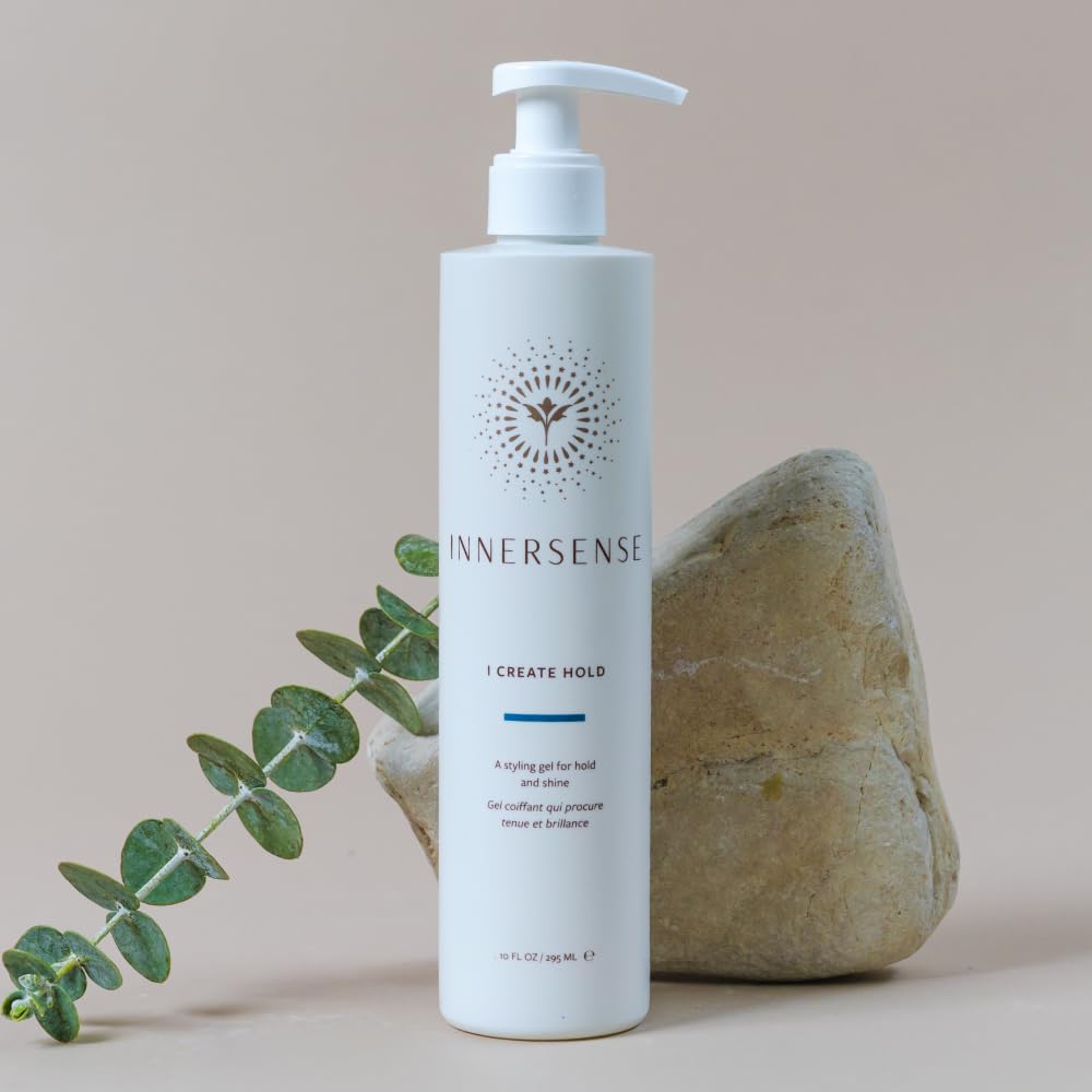 INNERSENSE I Create Hold Styling Gel – Strong Hold, Shine | Clean, Cruelty-Free (2 Pack, 2 oz each)