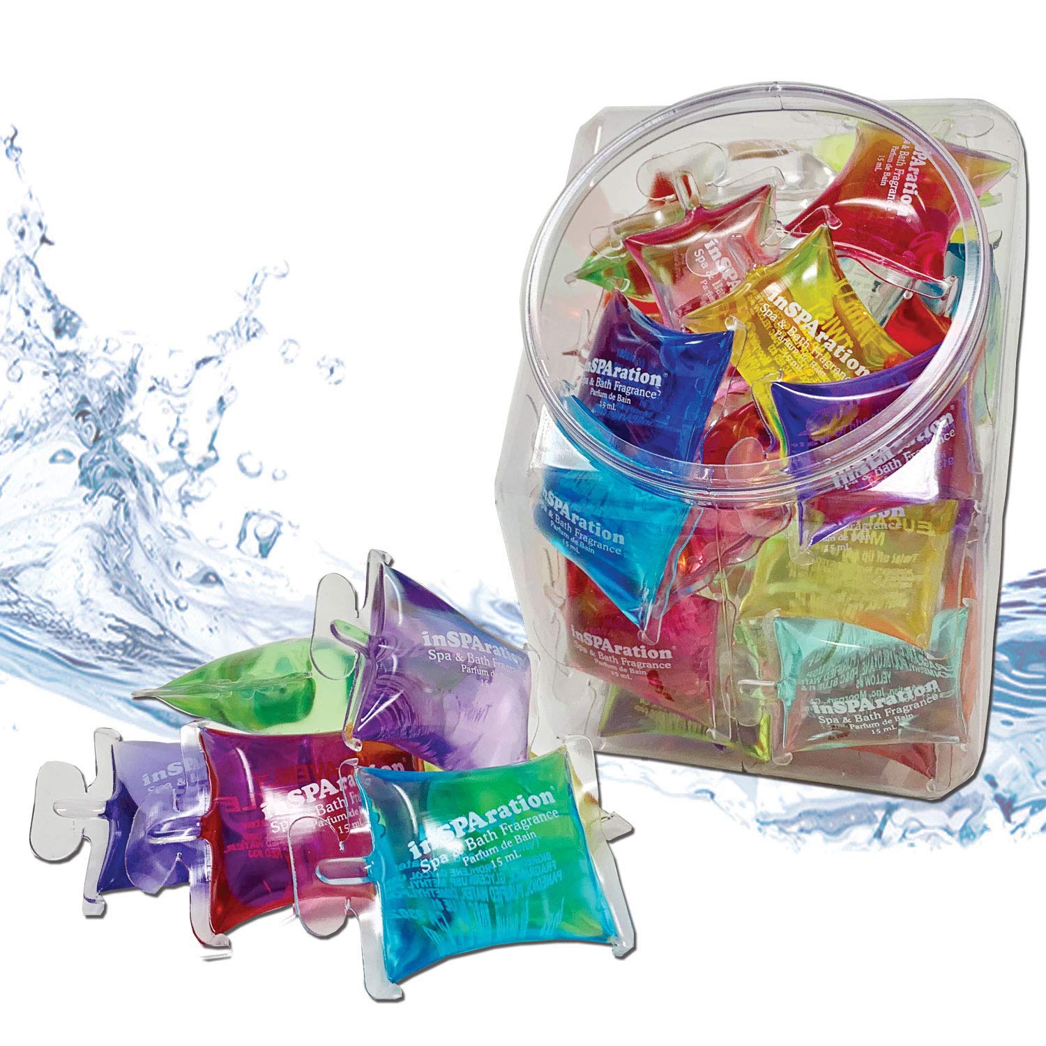 InSPAration 152 Hot Tub Spa & Bath Aromatherapy Fragrance Assortment – 50 Pillow Pack Collection