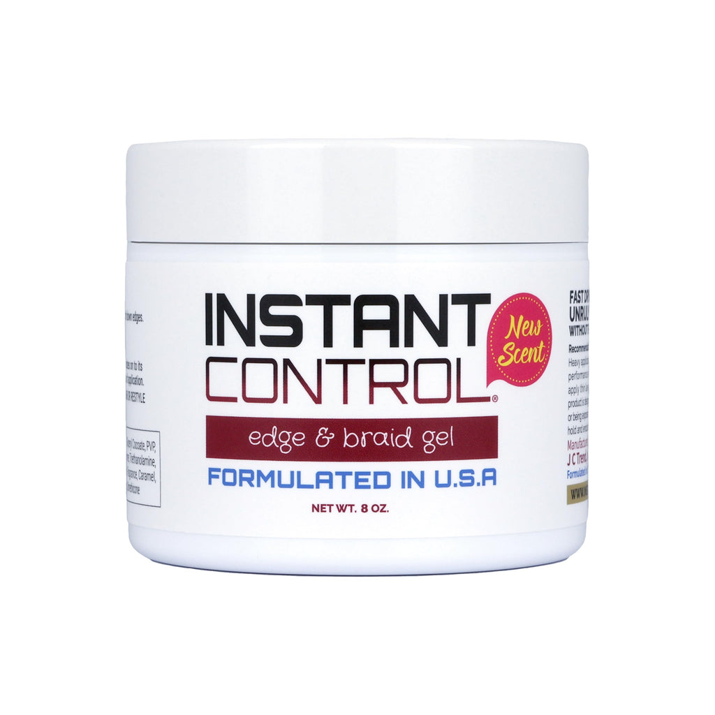 Instant Control Edge & Braid Gel – 8 oz | Water-Soluble Edge Control