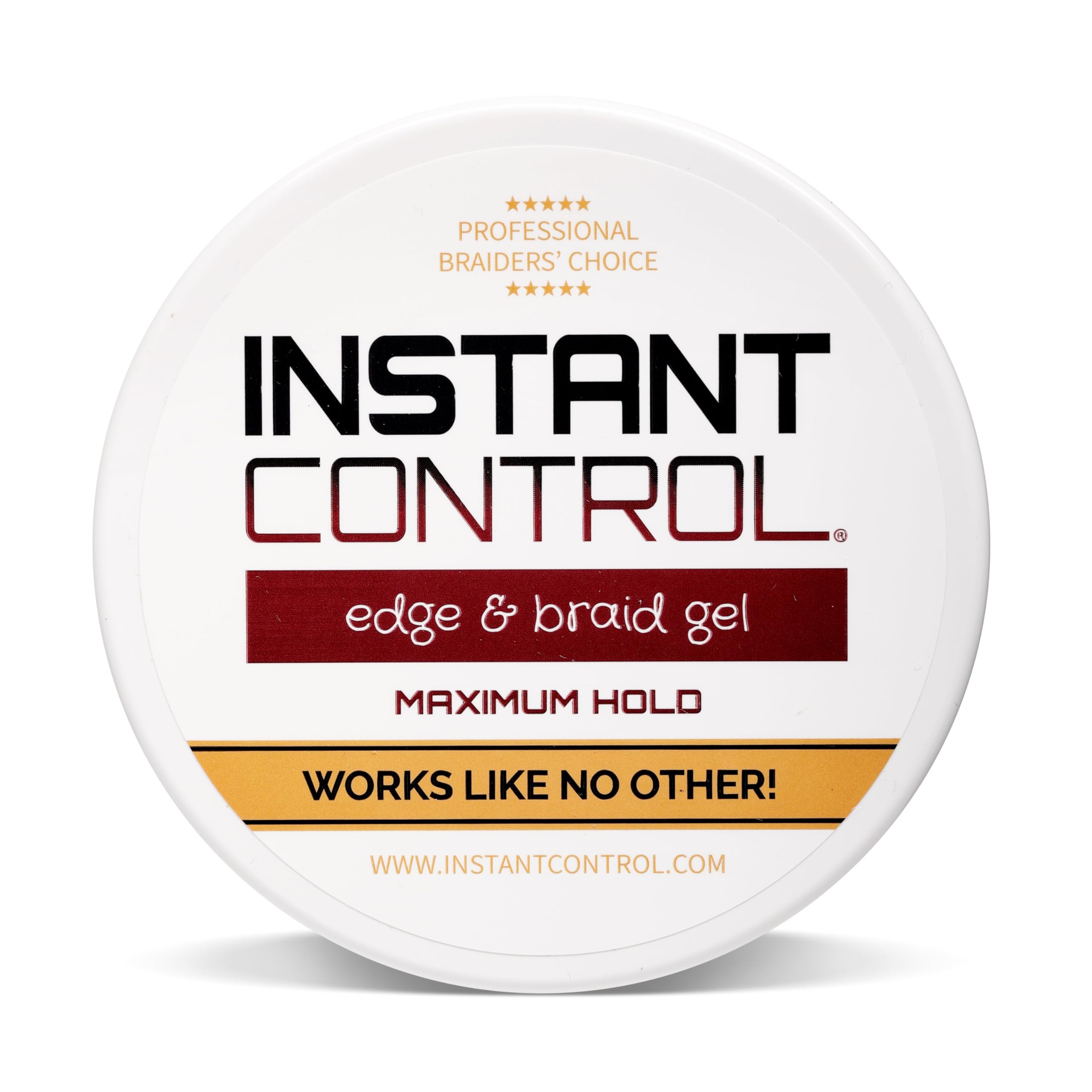 Instant Control Edge & Braid Gel Original (8 oz) – Water-Soluble Edge & Braid Hold