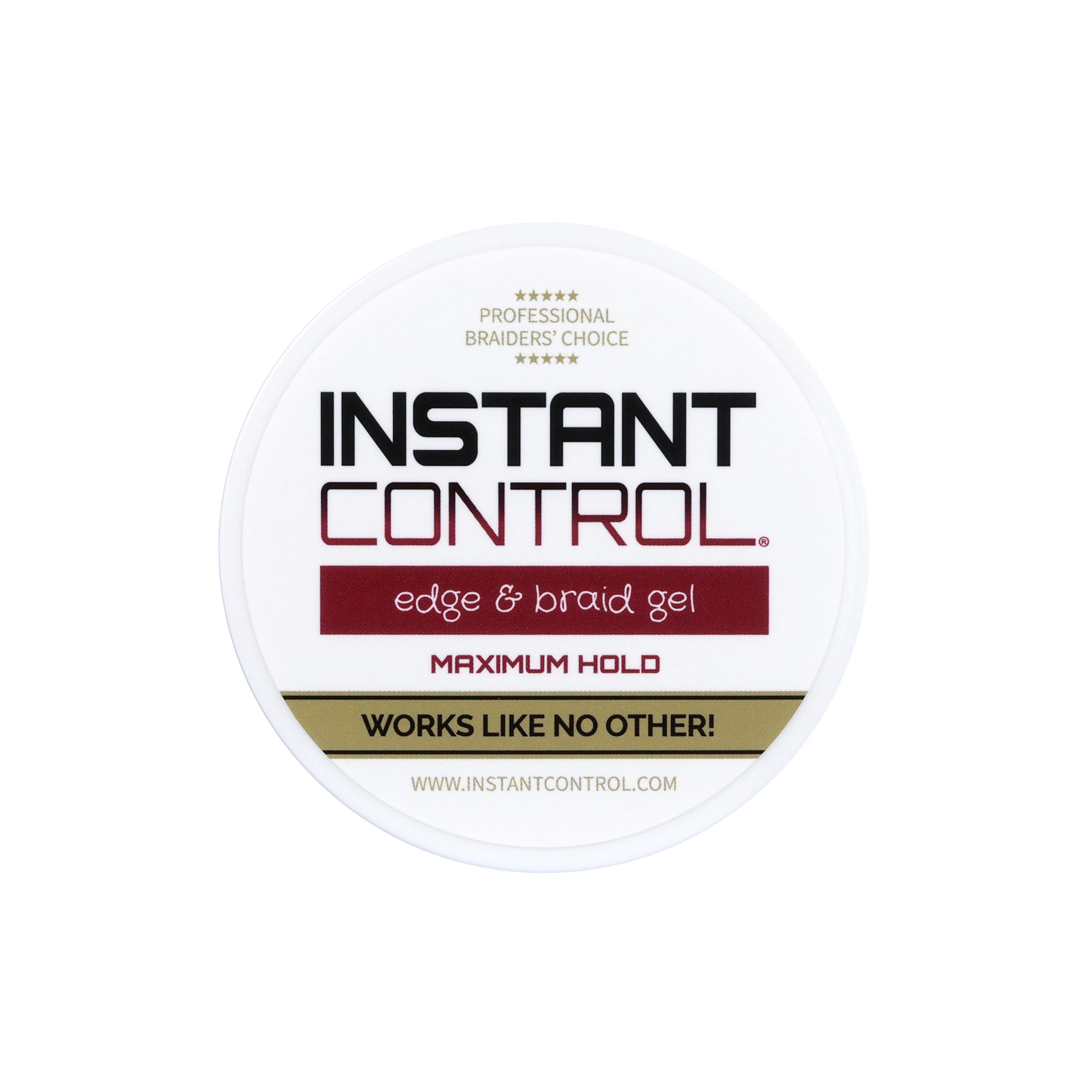 Instant Control Edge & Braid Gel – 16oz Water-Soluble Edge Pomade