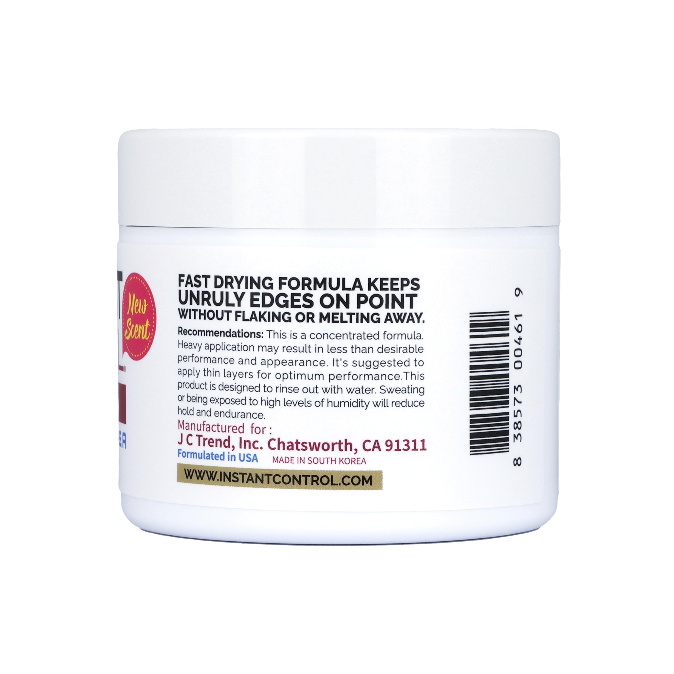 Instant Control Edge & Braid Gel – 8 oz | Water-Soluble Edge Control