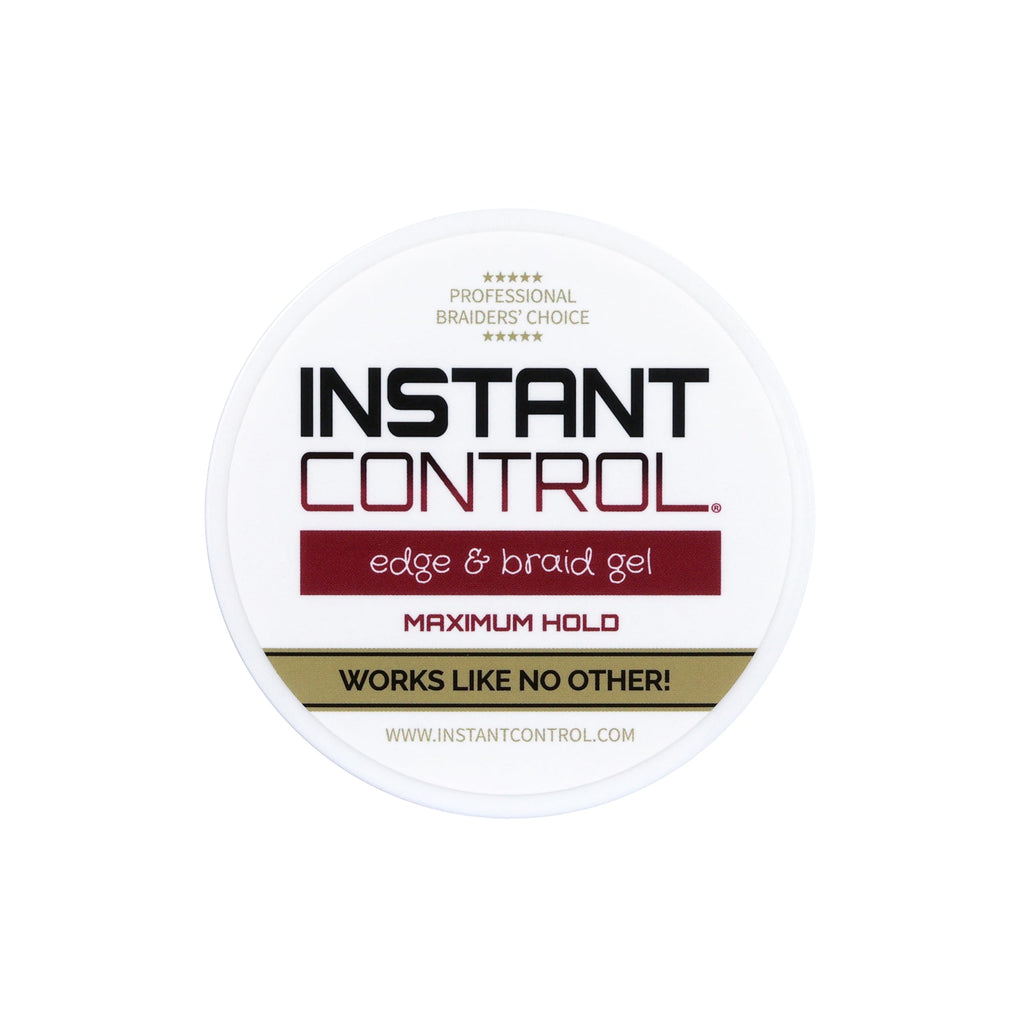 Instant Control Edge & Braid Gel – 8 oz | Water-Soluble Edge Control