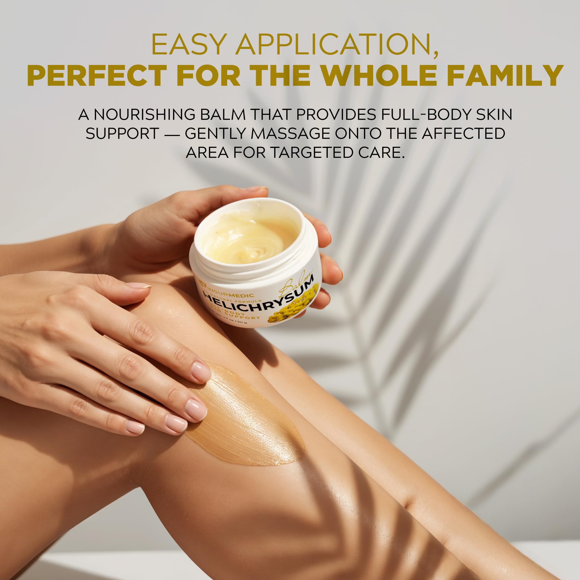 InsurMedic Helichrysum Essential Oil Balm | Full-Body Hydration & Skin Support