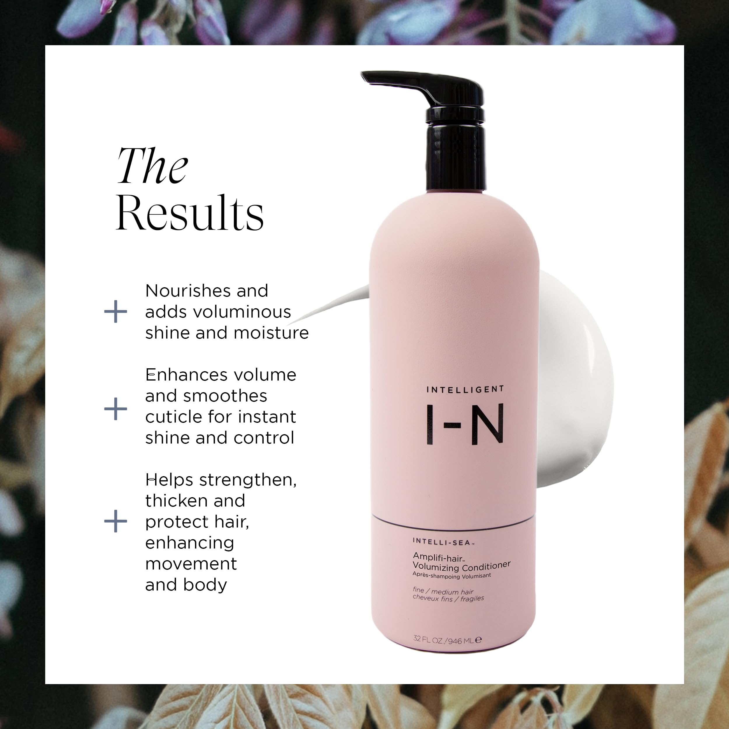 Intelligent Nutrients Amplifi-hair Volumizing Conditioner – Weightless Hydration for Fine Hair, Vegan