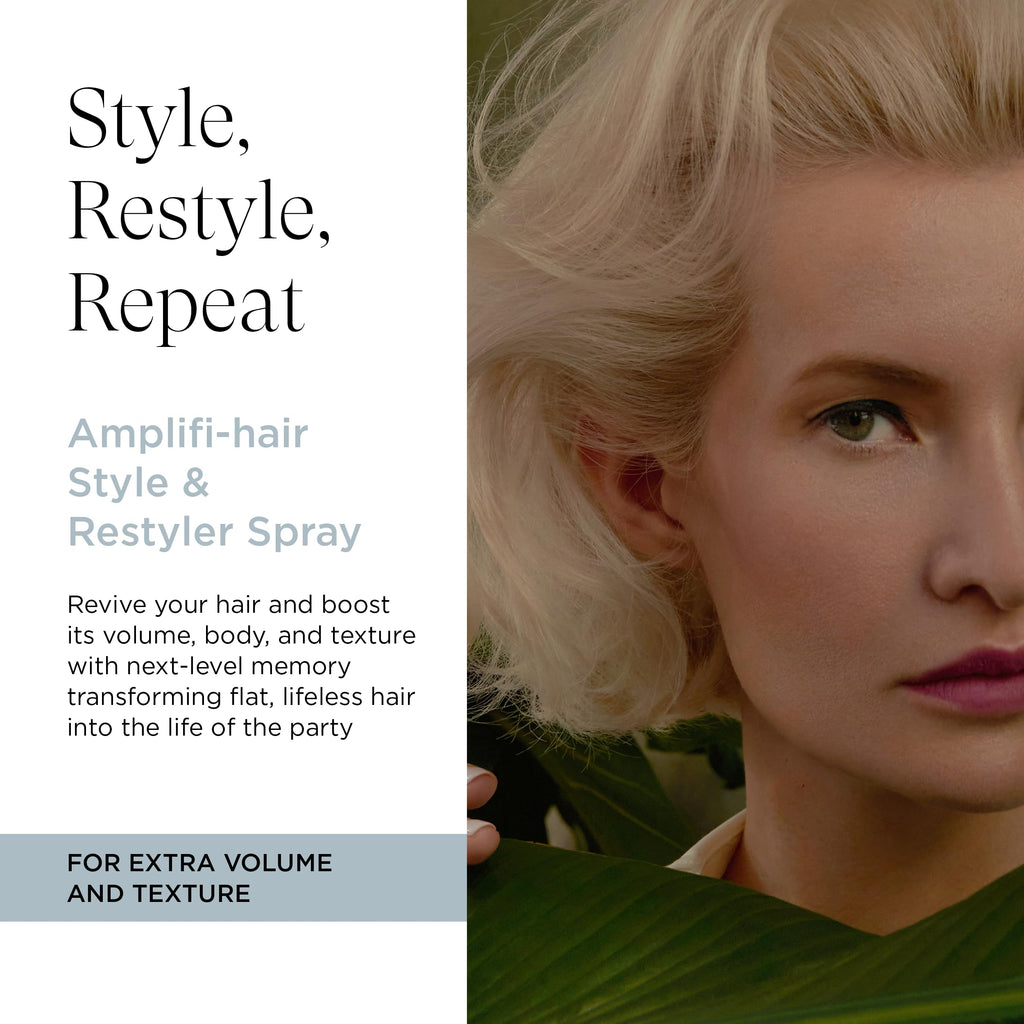 Intelligent Nutrients Amplifi-hair Style & Restyler Spray – Volume, Texture, All Hair Types, Vegan, 5 oz