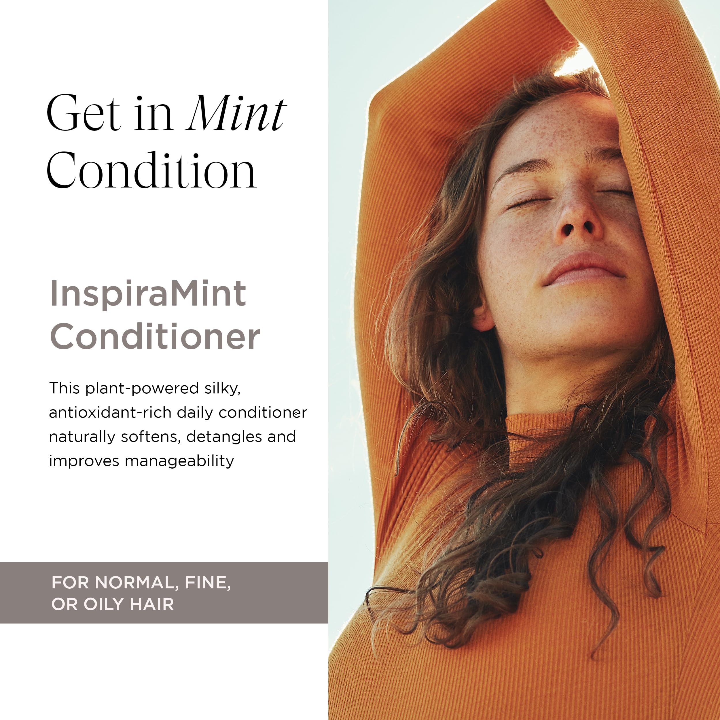 InspiraMint Conditioner | Invigorating Organic Mint for Fine & Oily Hair | Intelligent Nutrients