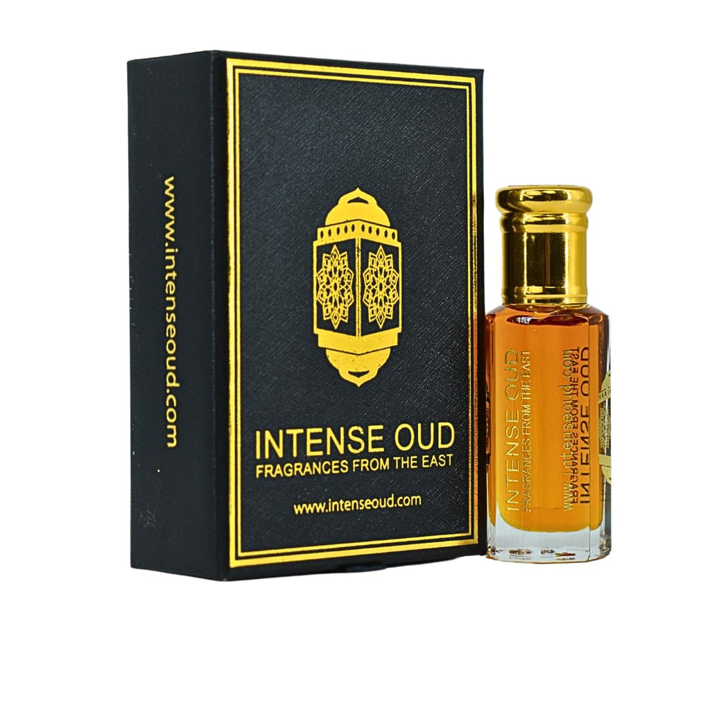 INTENSE OUD Mukhalat Malaki Arabian Perfume Oil – Alcohol-Free, Long-Lasting, 12ml Gift Box