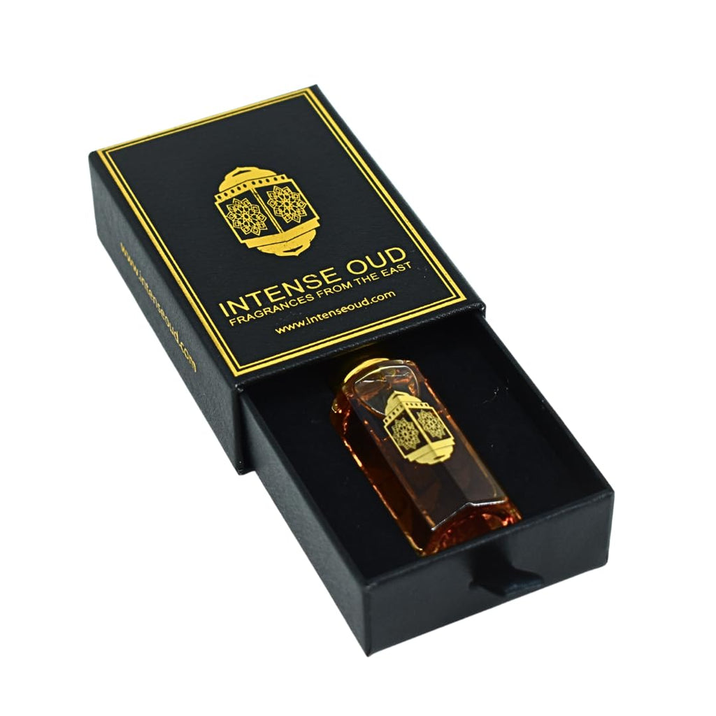 INTENSE OUD Mukhalat Malaki Arabian Perfume Oil – Alcohol-Free, Long-Lasting, 12ml Gift Box