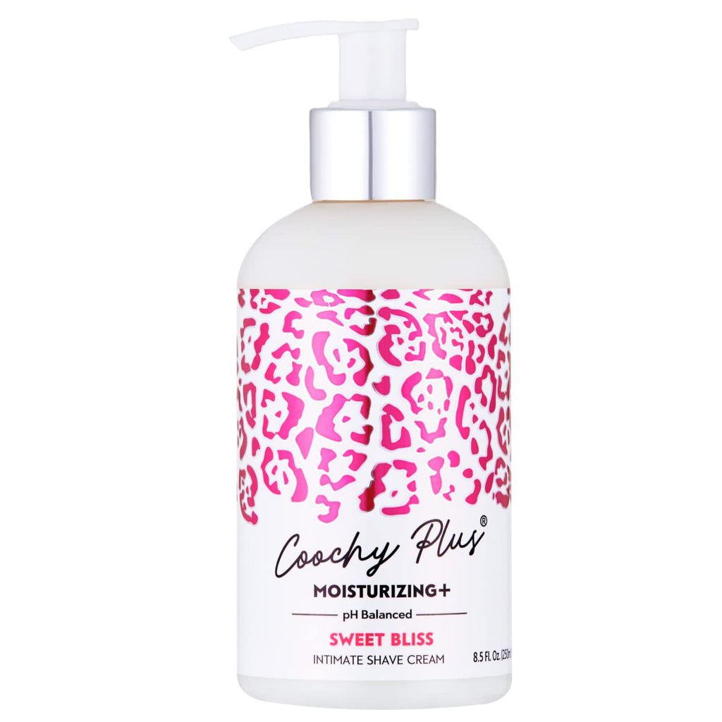 IntiMD Coochy Plus SWEET BLISS Intimate Shaving Cream – Moisturizing+ Formula, Rash-Free, 8.5oz