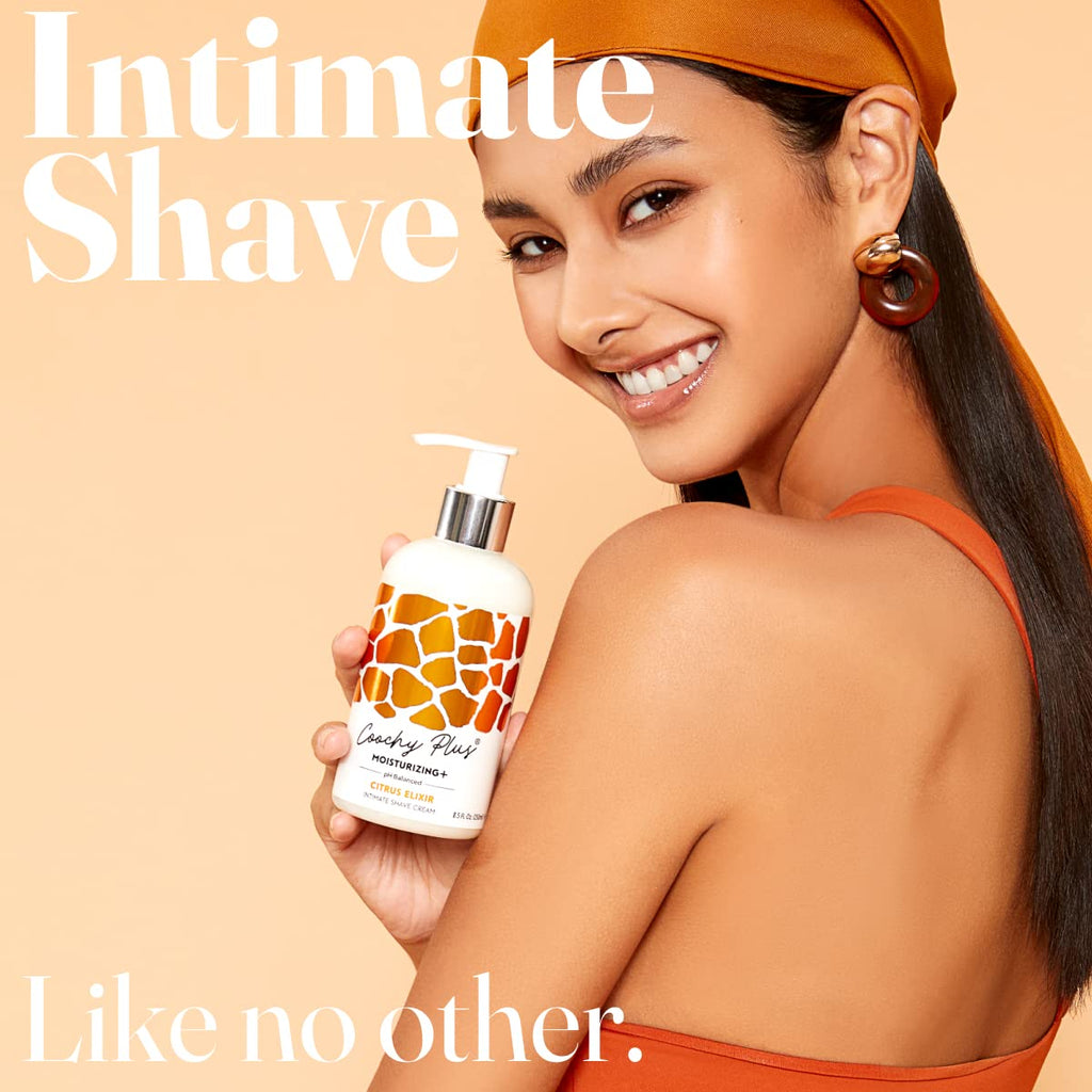 IntiMD Coochy Plus Citrus Elixir – Intimate Shaving Cream with Moisturizing+ Formula