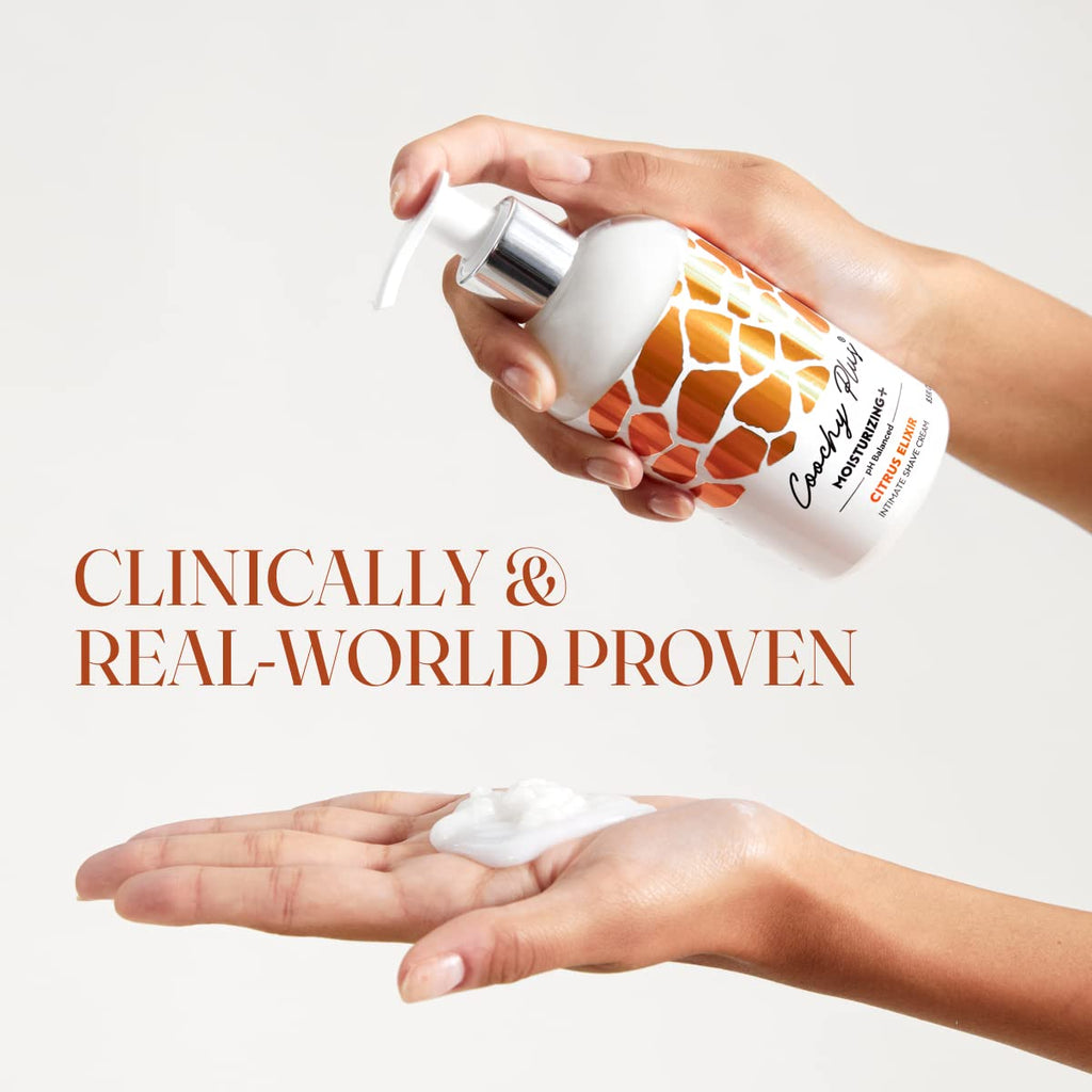 IntiMD Coochy Plus Citrus Elixir – Intimate Shaving Cream with Moisturizing+ Formula