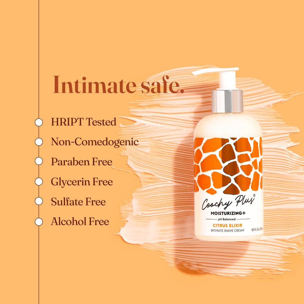 IntiMD Coochy Plus Citrus Elixir – Intimate Shaving Cream with Moisturizing+ Formula