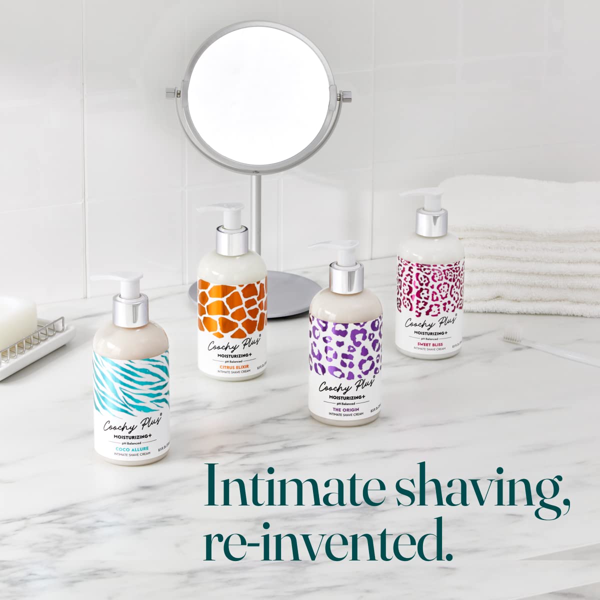 IntiMD Coochy Plus COCO ALLURE Intimate Shaving Cream | MOISTURIZING+ Formula for Rash-Free Shaves