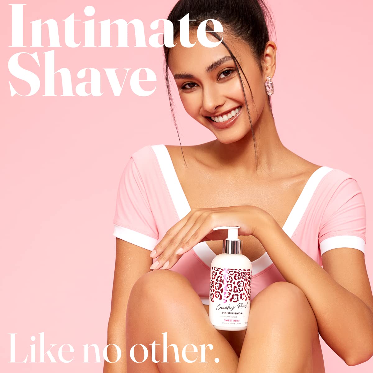 IntiMD Coochy Plus Moisturizing Shaving Cream – Sweet Bliss 3 Pack for Bikini, Pubic & Underarms