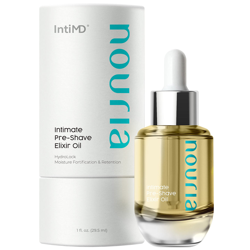 IntiMD Coochy Plus HydroLock 3-Step Shaving Kit – Nouria Pre-Shave Oil, Shave Cream, After Shave Mist