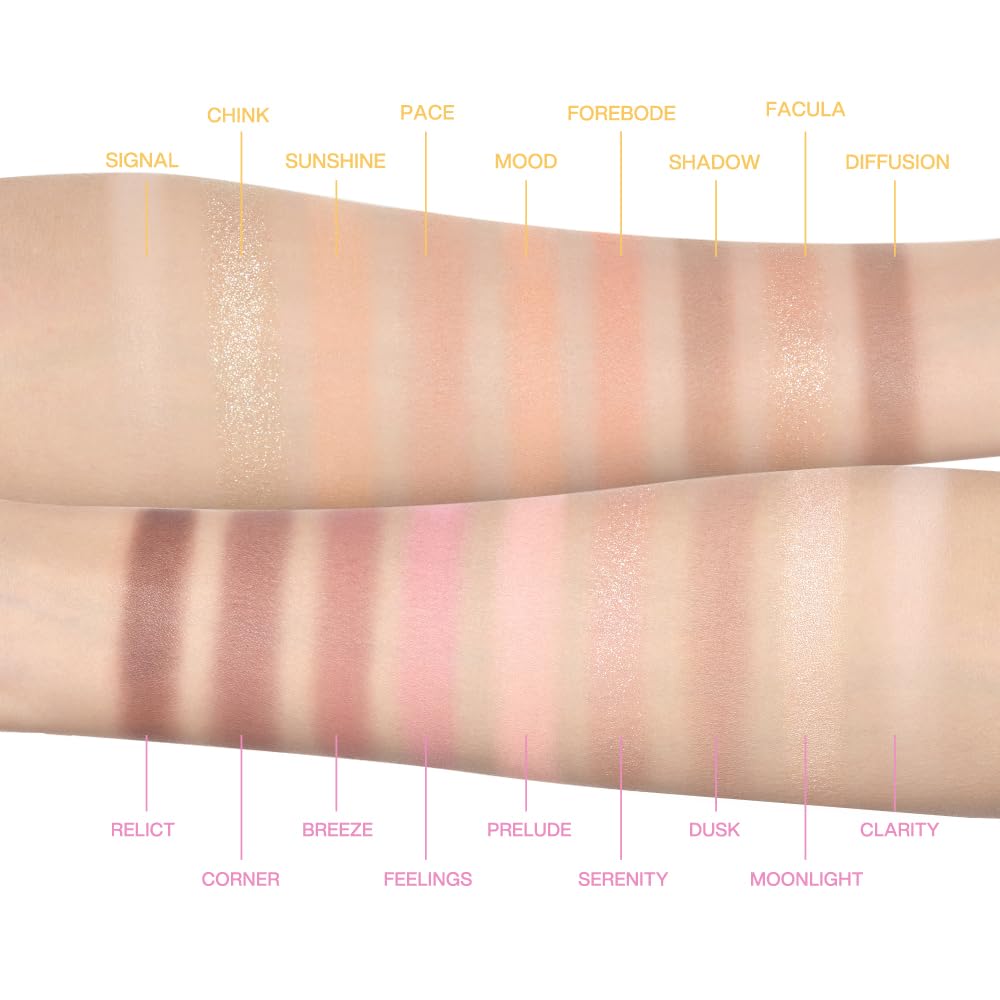 INTO YOU 9 Colors Eyeshadow Palette | Shimmer & Matte Shades, Long-Lasting, Smooth Formula