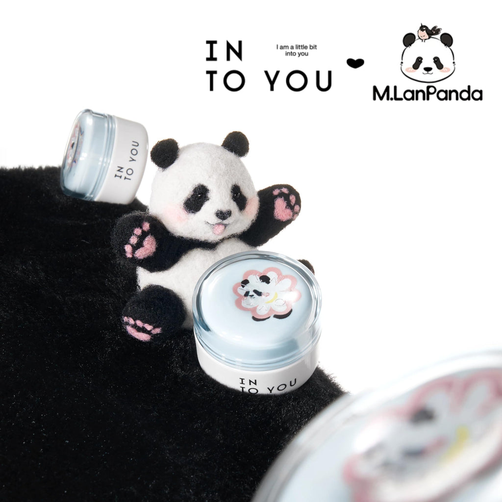 INTO YOU x M.Lan Panda Matte Lipstick MLP03 | Long-Lasting Matte Lip Color with Lip Brush