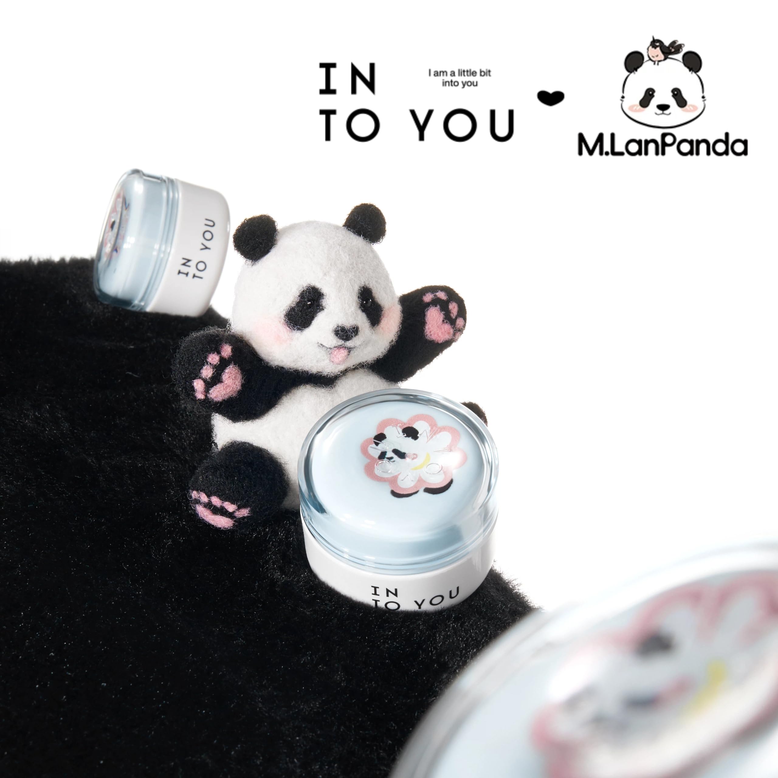 INTO YOU x M.Lan Panda Matte Lipstick MLP03 | Long-Lasting Matte Lip Color with Lip Brush