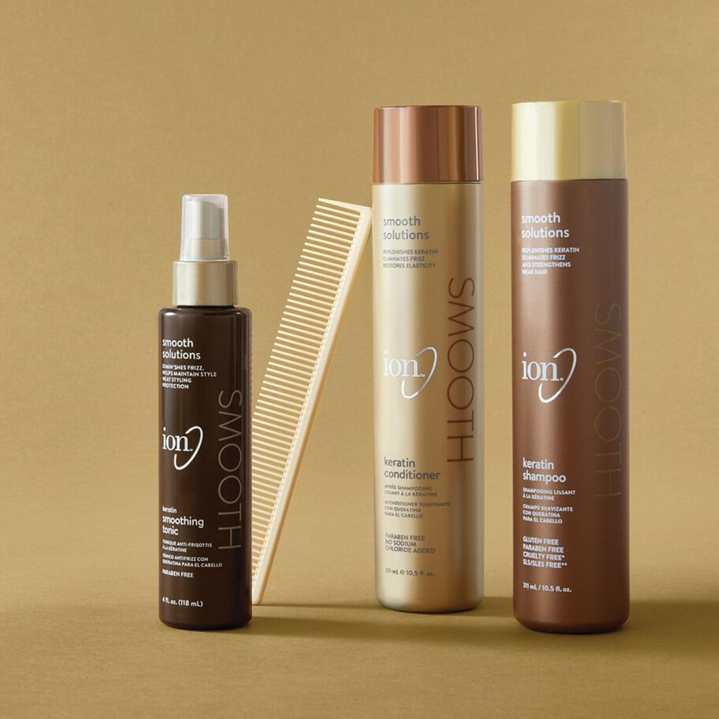 Ion Keratin Smoothing Conditioner – Sulfate Free, Frizz Control & Strength