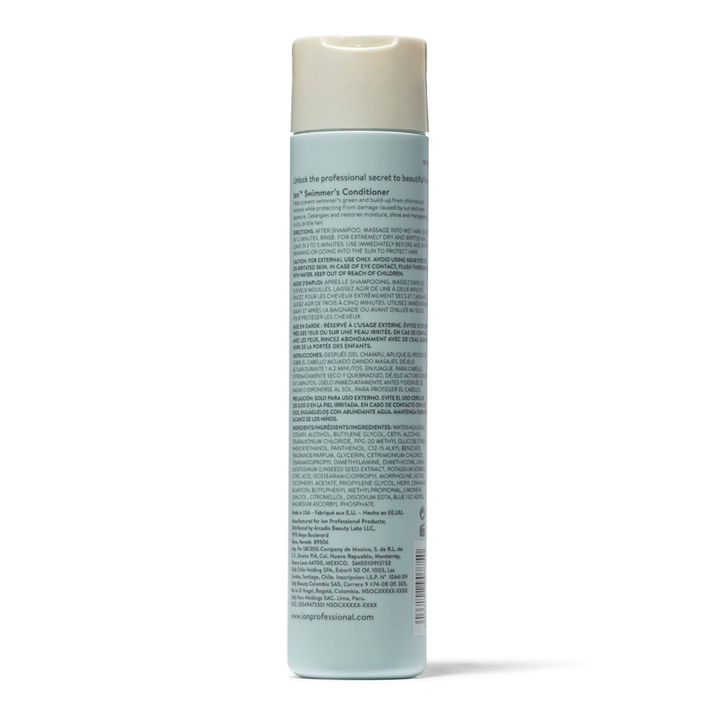 ion Swimmer's Conditioner – Detangles, Moisturizes, Prevents Green Hair | Vegan Pack of 2