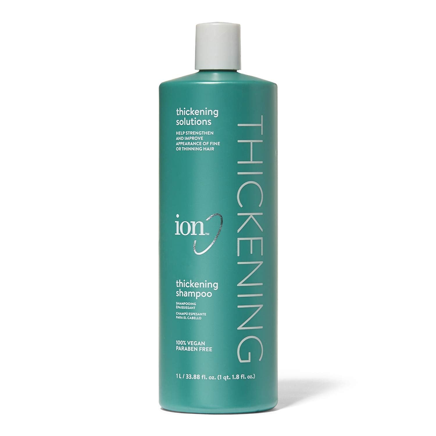 Ion Thickening Shampoo – 33.88 oz | Color-Safe, Vegan, Paraben-Free
