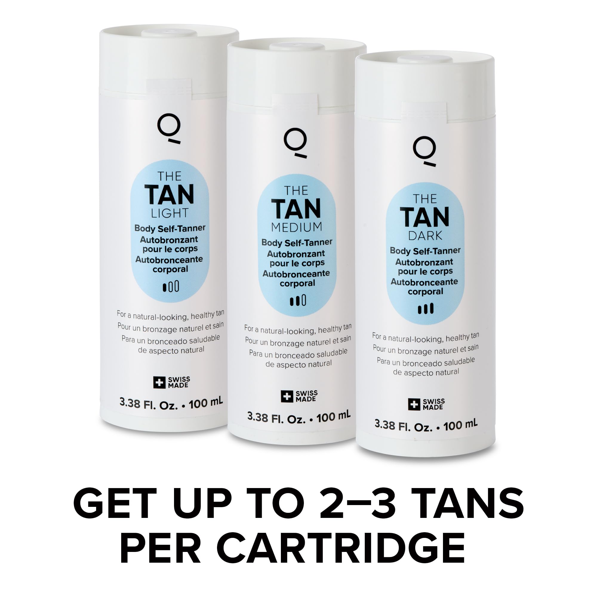 IONIQ Skincare TAN Cartridge for IONIQ ONE Sprayer – Natural, Streak-Free Tan (100 ml, The TAN Medium)