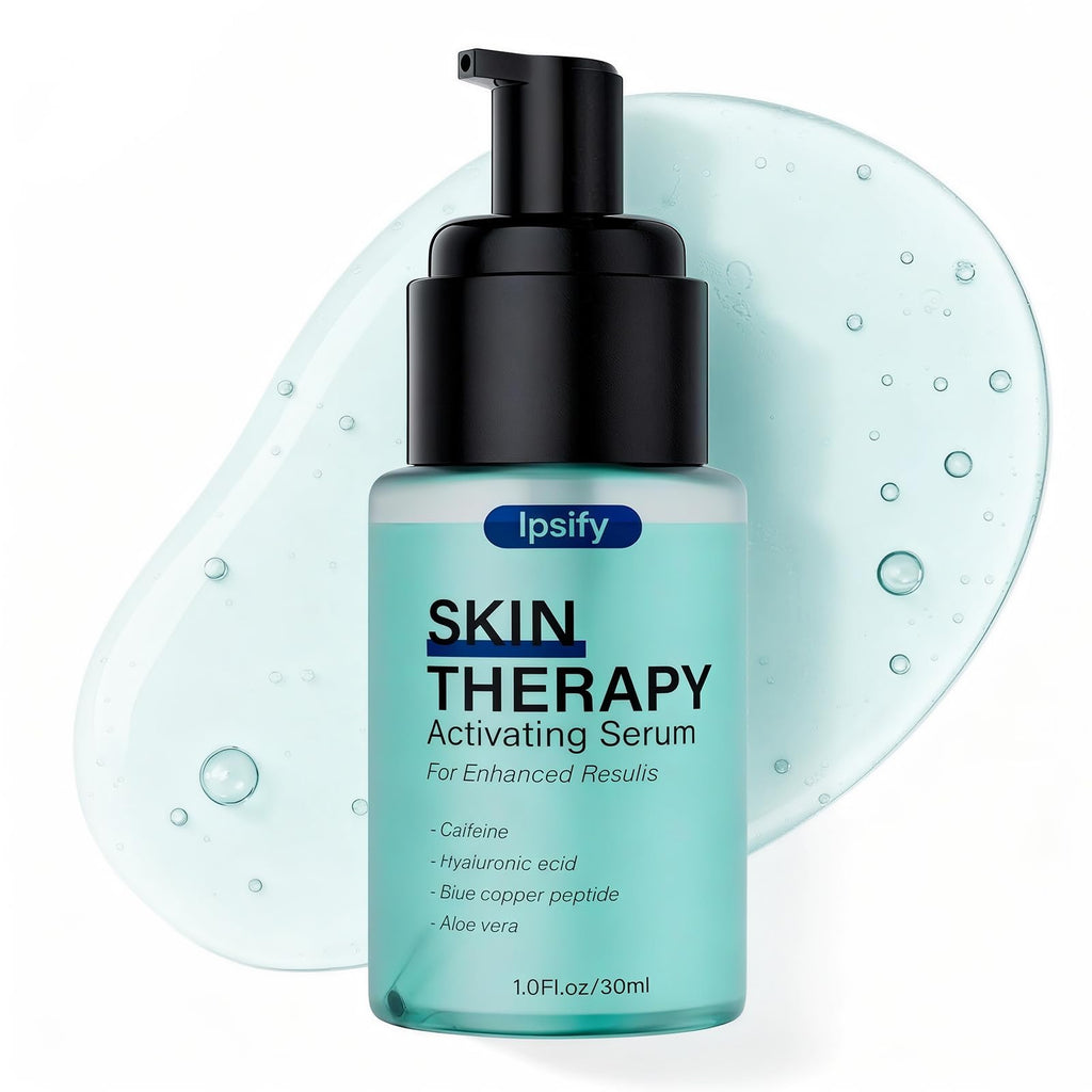 Ipsify Red Light Therapy Activation Serum | Hydrating Facial Serum for Face & Neck | Anti-Aging, 1 oz