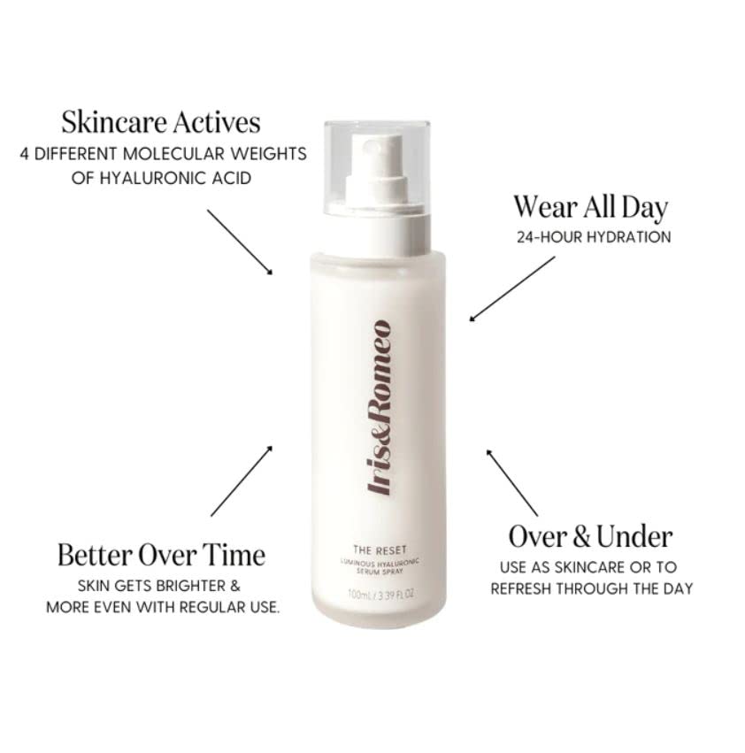 IRIS&ROMEO The Reset - Luminous Hyaluronic Serum Spray for Hydration & Radiance