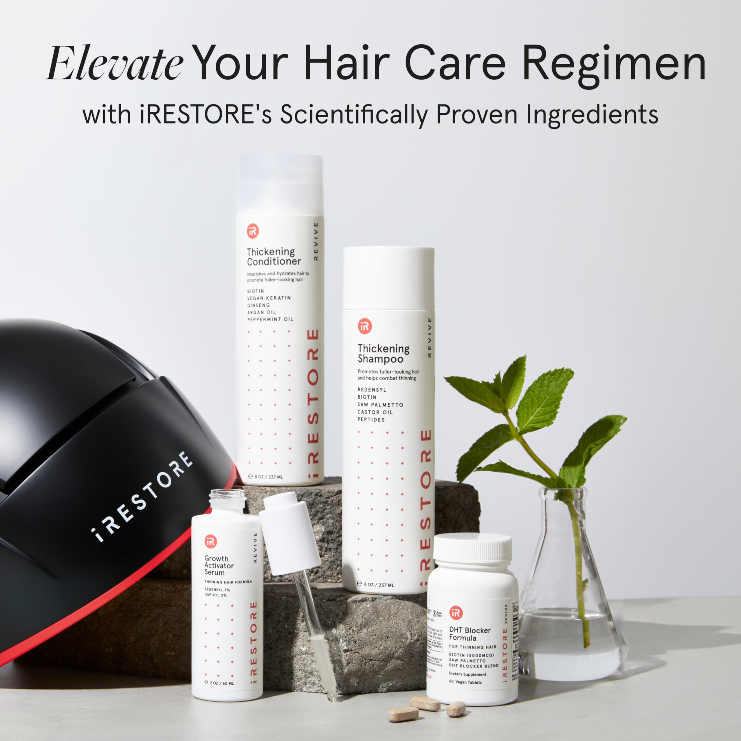 iRestore Anti Hair Loss Shampoo with Biotin – Growth, Thickening & Volumizing for Men & Women