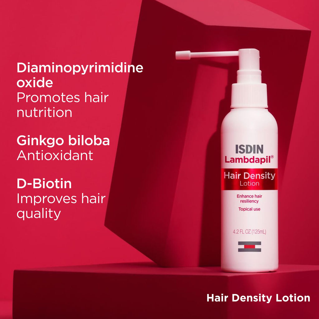 ISDIN Lambdapil Hair Loss Lotion to Strengthen Hair – Thicker, Fuller Hair (4.2 Fl Oz)