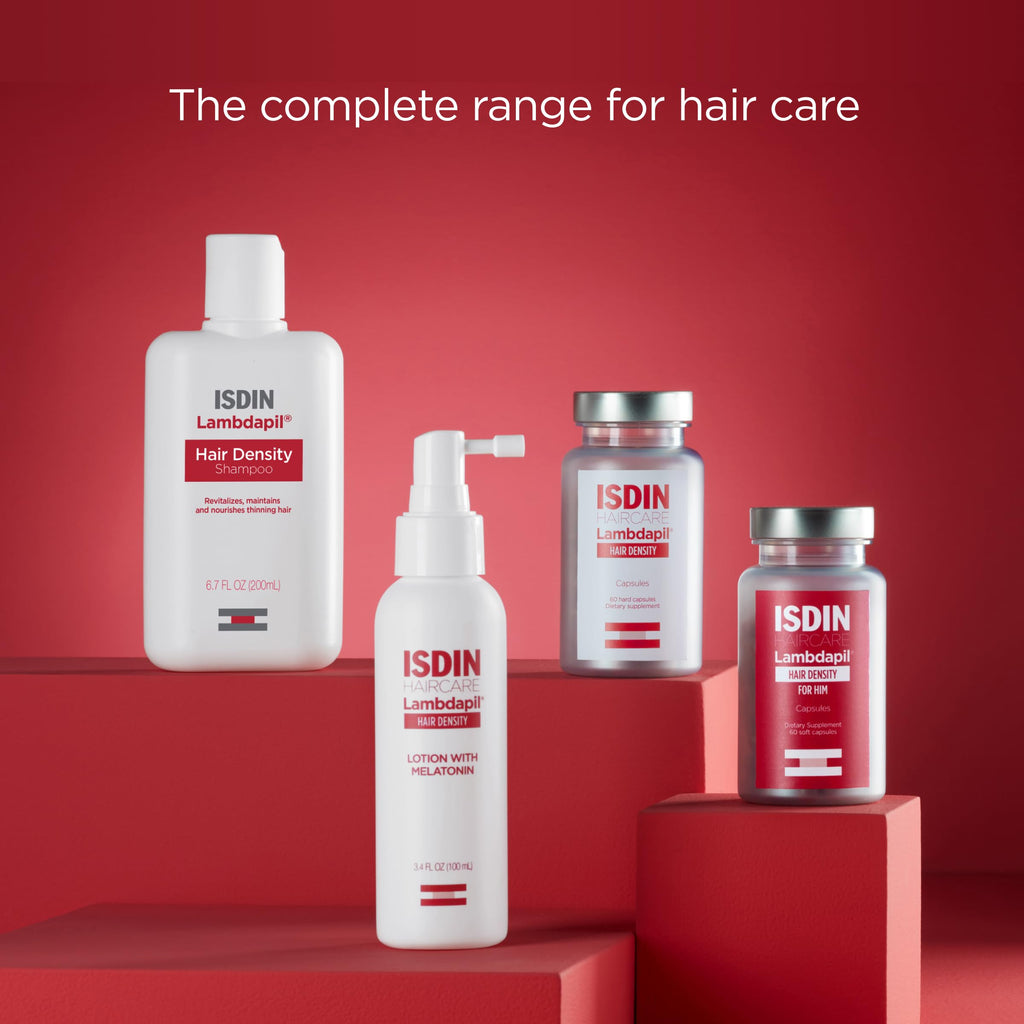 ISDIN Lambdapil Hair Loss Lotion to Strengthen Hair – Thicker, Fuller Hair (4.2 Fl Oz)