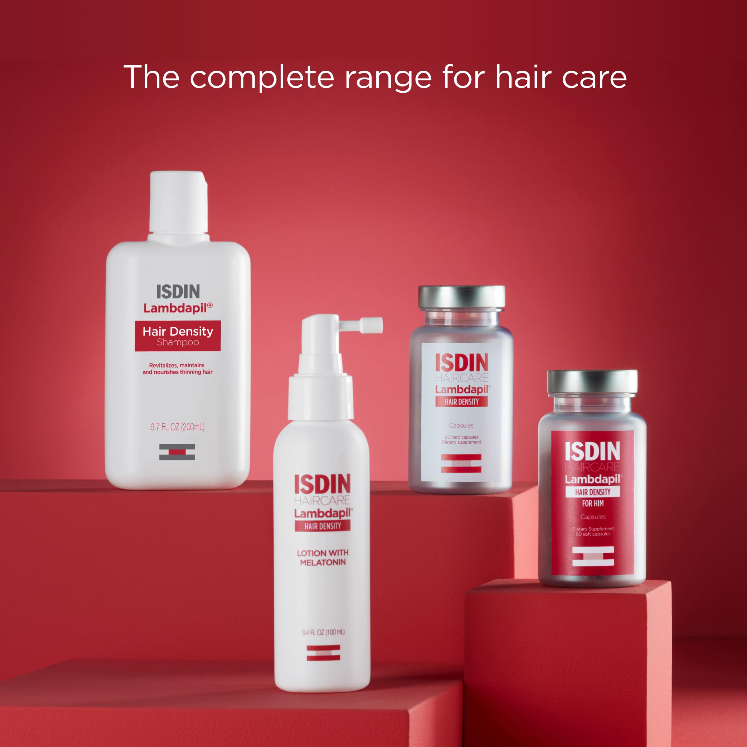 ISDIN Lambdapil Hair Loss Lotion to Strengthen Hair – Thicker, Fuller Hair (4.2 Fl Oz)