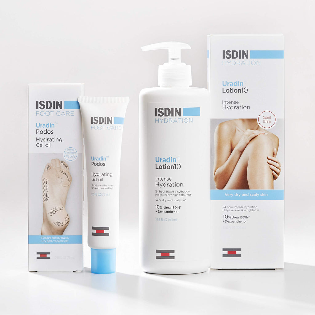 ISDIN Uradin Podos Gel Oil – Hydrating Foot Care with 10% Urea