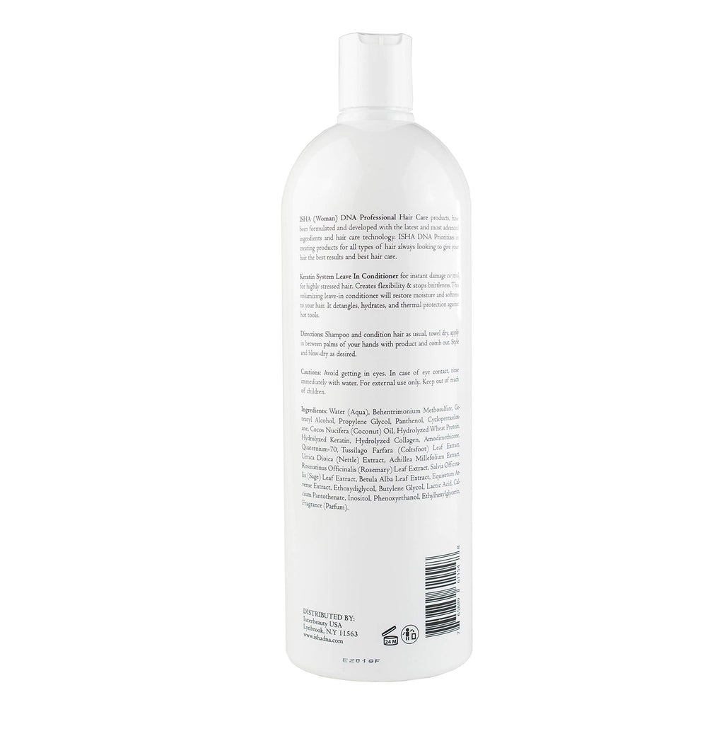 ISHA DNA Keratin Leave-In Conditioner — Sulfate Free Daily Damage Control