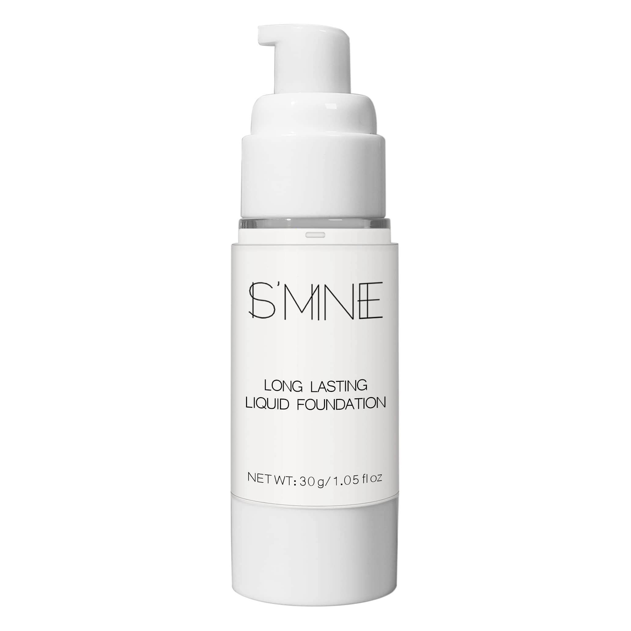 IS'MINE White Liquid Foundation – Matte Finish, Vegan & Cruelty-Free (1.05 fl oz)