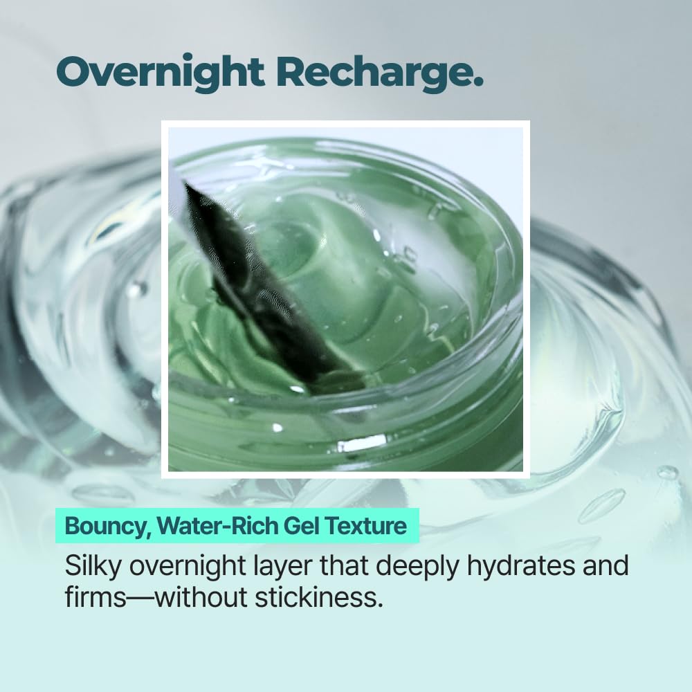 IsNtree Gim PDRN Deep Sleep Mask 80ml – Seaweed PDRN Night Gel for Hydration & Skin Bounce