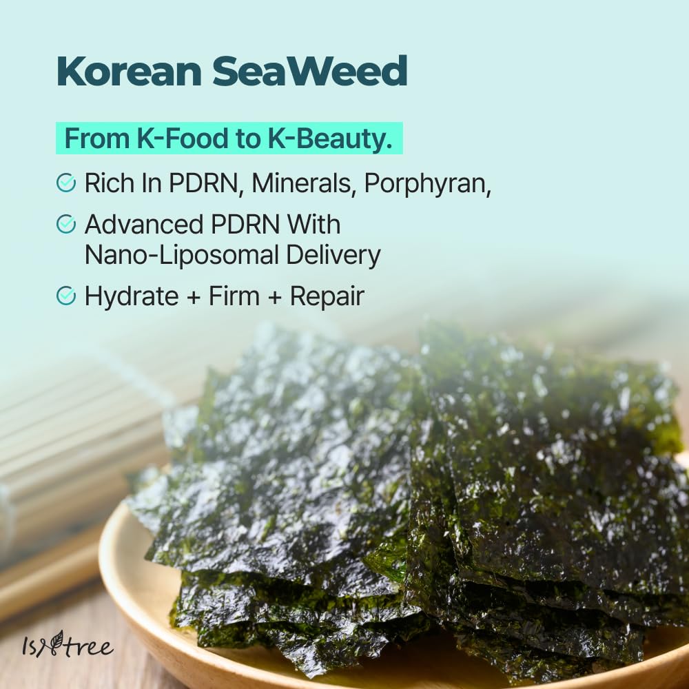 IsNtree Gim PDRN Deep Sleep Mask 80ml – Seaweed PDRN Night Gel for Hydration & Skin Bounce