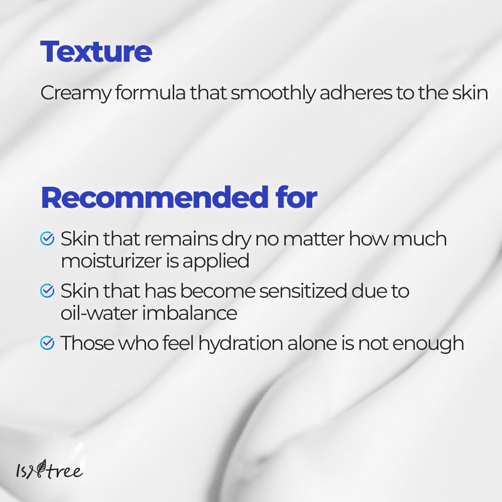 ISNTREE Hyaluronic Acid Moist Cream 100ml – Deep Hydration, Fragrance-Free