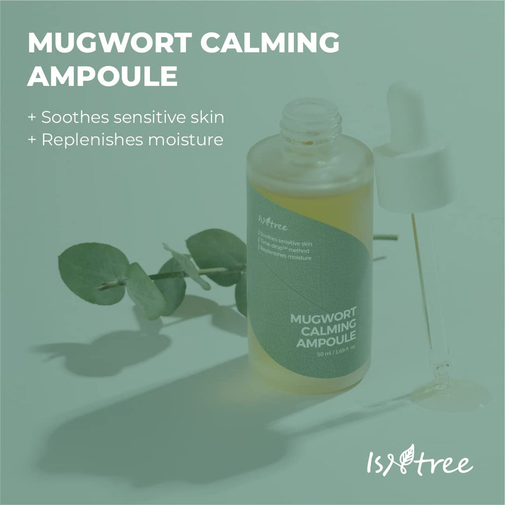 IsNtree Mugwort Calming Ampoule 50ml | Soothes Sensitive Skin & Replenishes Moisture