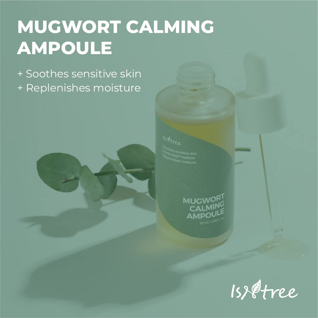 IsNtree Mugwort Calming Ampoule 50ml | Soothes Sensitive Skin & Replenishes Moisture