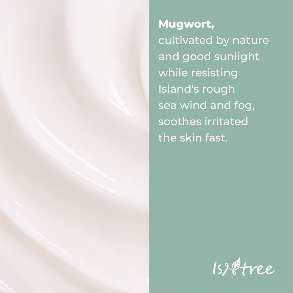 ISNTREE Mugwort Calming Cream 50ml – Soothes Sensitive Skin & Balances Moisture