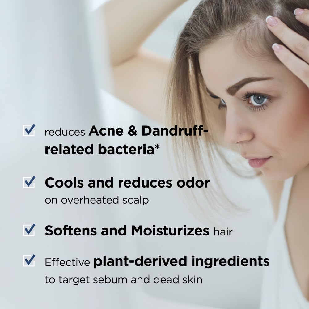 ISOI ACNI Dr. 1st Solution Shampoo Bar – Deep Cleansing for Oily & Acne-Prone Scalp | Plastic-Free Korean Hair Care (4.23 oz)
