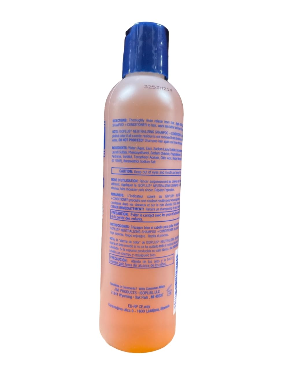 Isoplus Neutralizing Shampoo plus Conditioner 8 oz Pack of 2