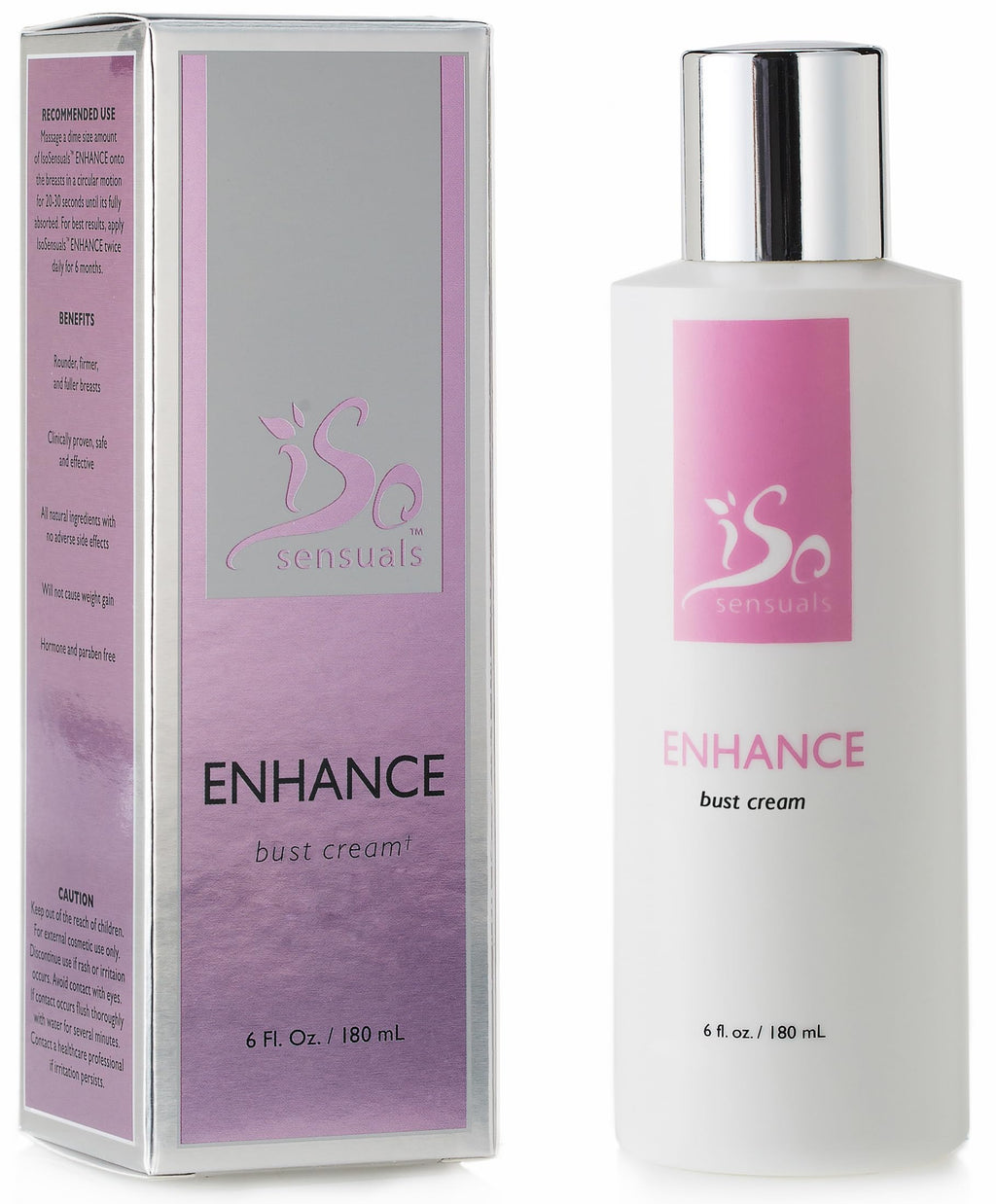 IsoSensuals ENHANCE – Rapid-Action Breast Cream for Lift, Firming & Potential Fullness – 2-Month Supply
