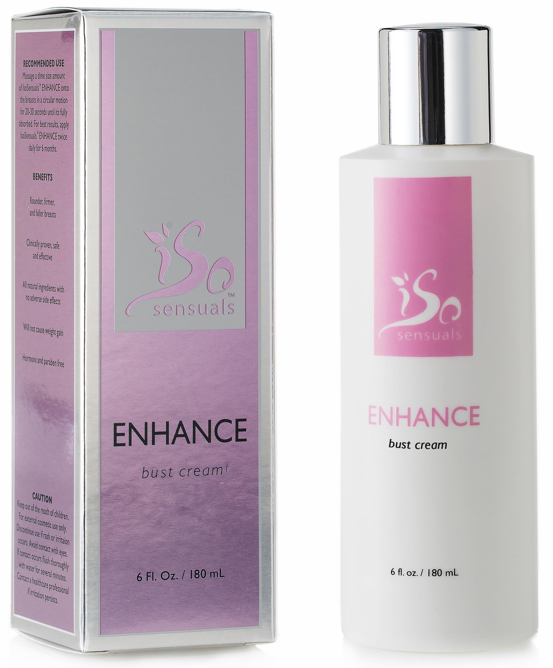 IsoSensuals ENHANCE – Rapid-Action Breast Cream for Lift, Firming & Potential Fullness – 2-Month Supply